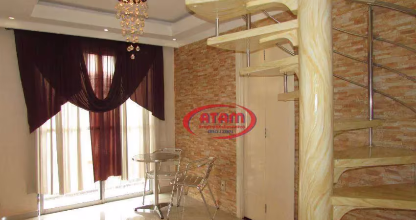 Cobertura com 2 dormitórios à venda, 112 m² por r$ 405.000,00 - vila amália - são paulo/sp