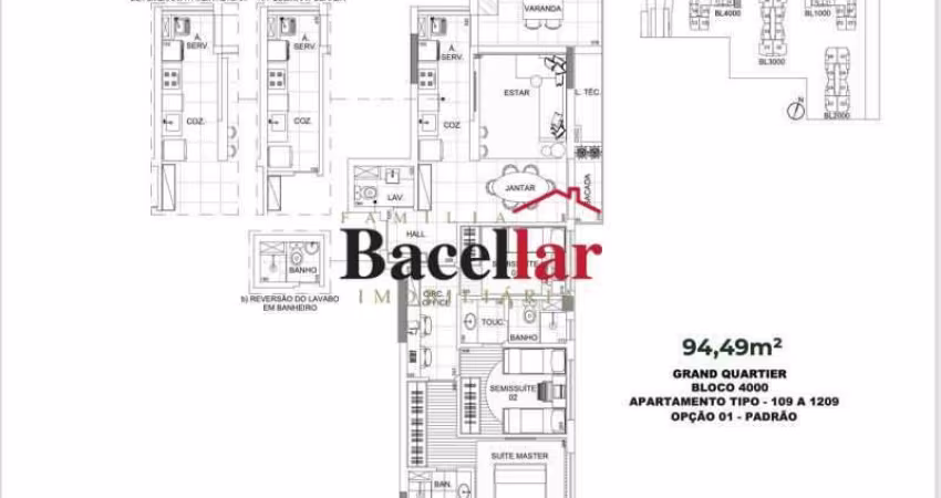 Apartamento com 3 quartos à venda na Rua Franz Weissman, Jacarepaguá, Rio de Janeiro