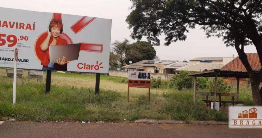 Terreno para alugar, 636 m² por R$ 2.900,00/mês - Centro - Navirai/MS