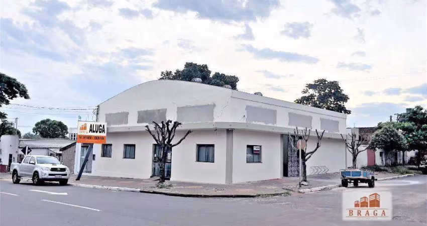 Salão para alugar, 270 m² por r$ 5.000,00/mês - centro - navirai/ms
