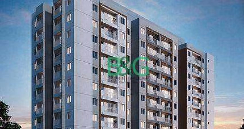 Apartamento com 2 dormitórios à venda, 37 m² por R$ 281.983,00 - Jaguaré - São Paulo/SP