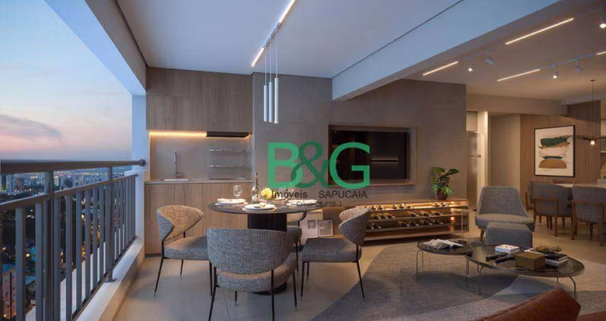 Apartamento com 3 dormitórios à venda, 95 m² por R$ 986.045,00 - Ipiranga - São Paulo/SP