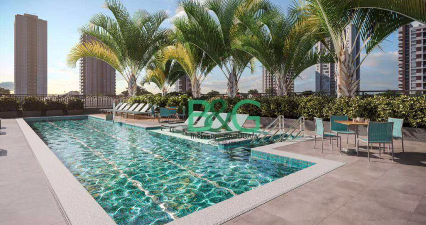 Apartamento com 2 dormitórios à venda, 70 m² por R$ 980.075,00 - Brooklin - São Paulo/SP