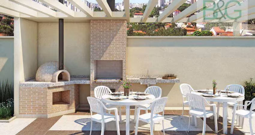 Apartamento com 2 dormitórios à venda, 50 m² por r$ 578.952,00 - tatuapé - são paulo/sp