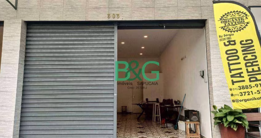Loja, 45 m² - venda por R$ 74.500,00 ou aluguel por R$ 3.460,00/mês - Campo Belo - São Paulo/SP