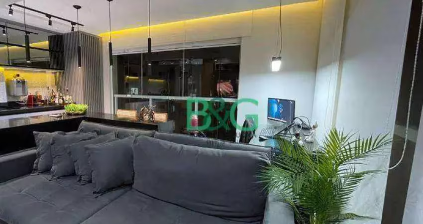 Apartamento com 1 dormitório à venda, 43 m² por r$ 819.000,00 - campo belo - são paulo/sp