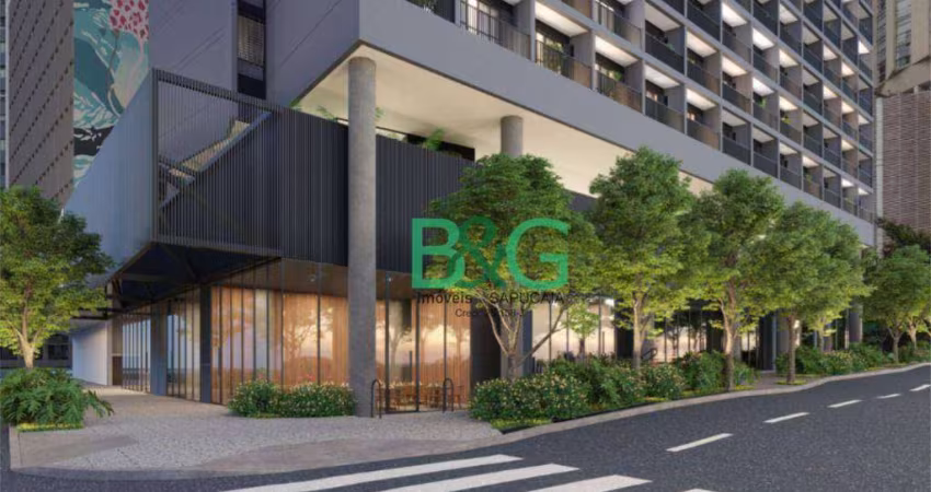 Studio com 1 dormitório à venda, 25 m² por R$ 305.514,81 - República - São Paulo/SP