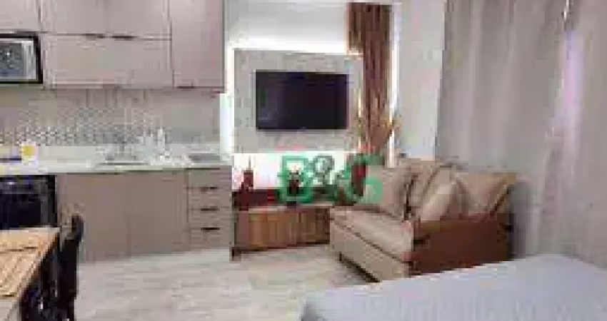Studio à venda, 26 m² por r$ 450.000,00 - belém - são paulo/sp