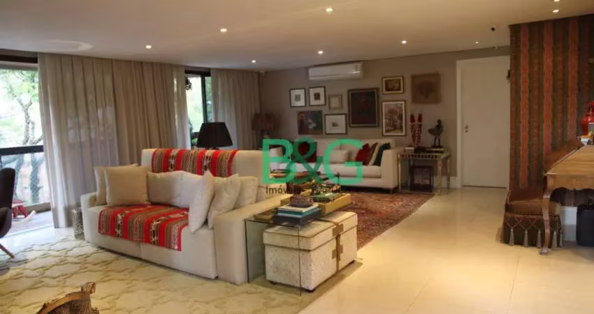 Apartamento com 3 dormitórios à venda, 240 m² por r$ 2.800.000,00 - campo belo - são paulo/sp