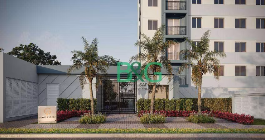 Apartamento com 2 dormitórios à venda, 34 m² por R$ 243.700,13 - Santo Amaro - São Paulo/SP