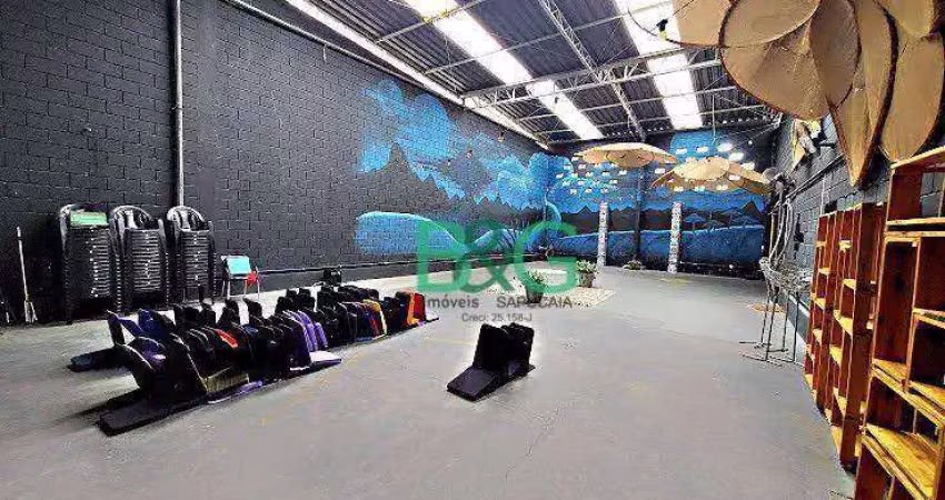 Galpão para alugar, 900 m² por r$ 37.017/mês - vila romana - são paulo/sp