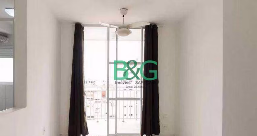 Apartamento com 2 dormitórios à venda, 46 m² por R$ 449.000,00 - Brás - São Paulo/SP