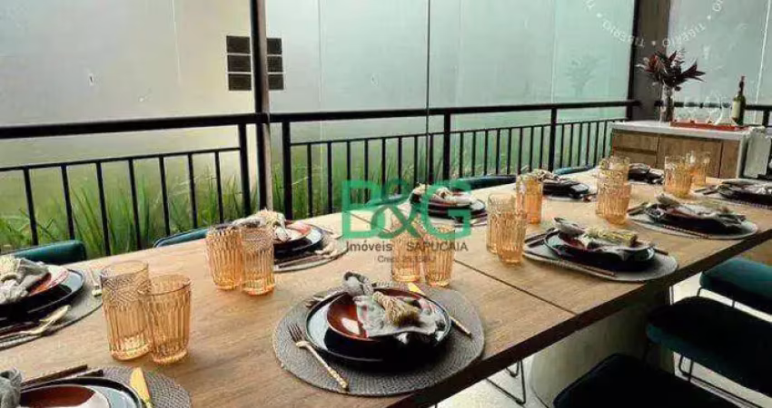 Apartamento com 2 dormitórios à venda, 39 m² por r$ 386.060,00 - tatuapé - são paulo/sp