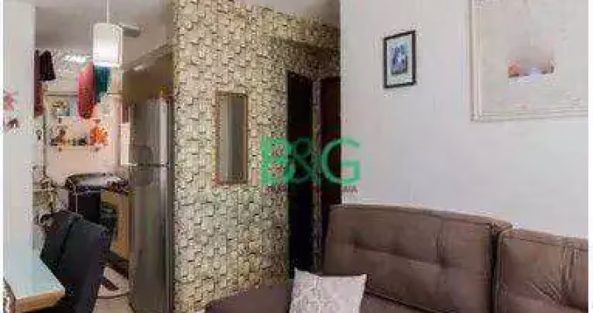 Apartamento com 2 dormitórios à venda, 42 m² por r$ 219.000,00 - colônia (zona leste) - são paulo/sp