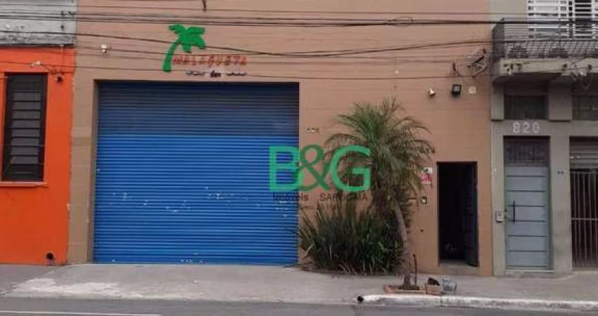 Galpão, 350 m² - venda por R$ 3.800.000,00 ou aluguel por R$ 25.680,00/mês - Tatuapé - São Paulo/SP