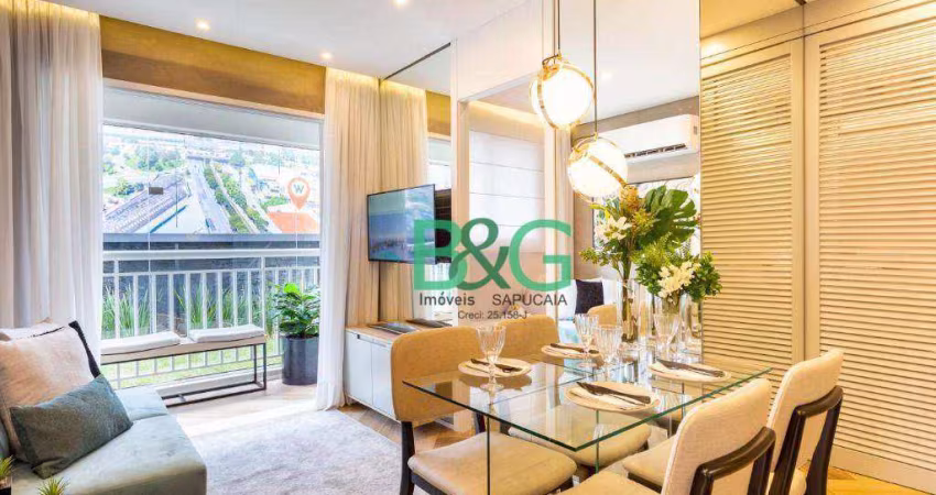 Apartamento com 1 dormitório à venda, 39 m² por R$ 443.741,26 - Ipiranga - São Paulo/SP