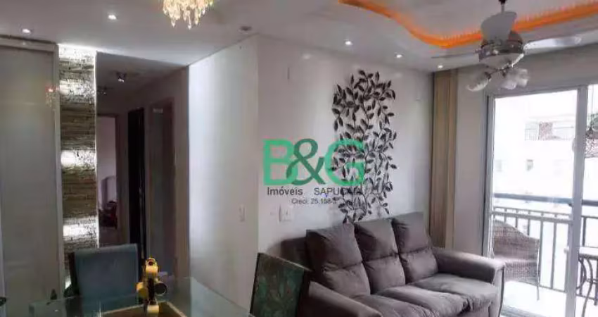 Apartamento com 2 dormitórios à venda, 56 m² por r$ 389.000,00 - vila augusta - guarulhos/sp