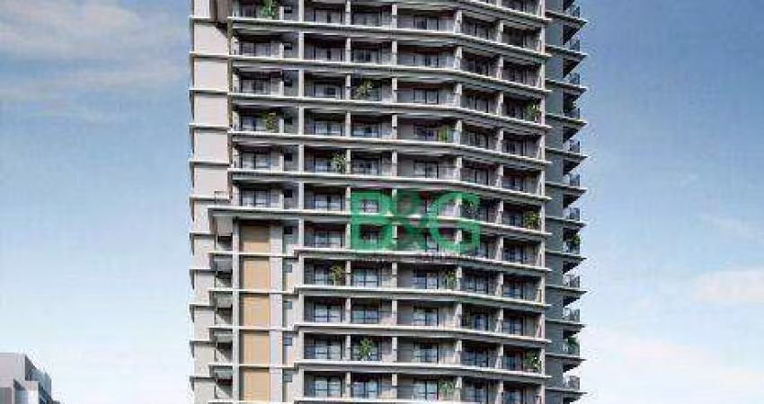 Studio com 1 dormitório à venda, 22 m² por R$ 376.324,34 - Brooklin Paulista - São Paulo/SP
