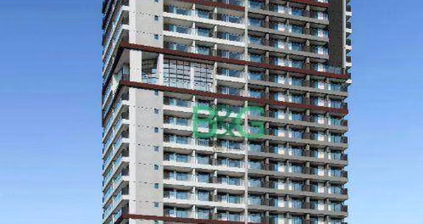 Apartamento com 1 dormitório à venda, 32 m² por R$ 766.245,52 - Santo Amaro - São Paulo/SP