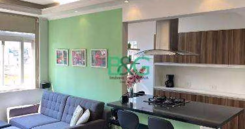 Apartamento com 2 dormitórios para alugar, 96 m² por R$ 5.804,73/mês - Brooklin - São Paulo/SP
