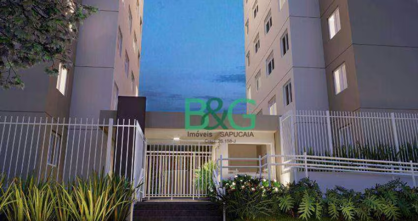 Apartamento com 2 dormitórios à venda, 32 m² por R$ 275.713,80 - Barra Funda - São Paulo/SP