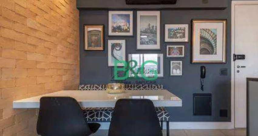 Apartamento com 1 dormitório à venda, 49 m² por R$ 835.000 - Campo Belo - São Paulo/SP