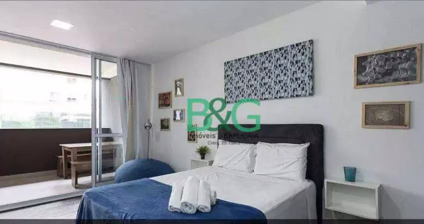 Studio com 1 dormitório à venda, 27 m² por r$ 1.259. - vila olímpia - são paulo/sp