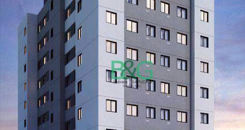 Apartamento com 2 dormitórios à venda, 34 m² por R$ 255.732,91 - Cangaíba - São Paulo/SP