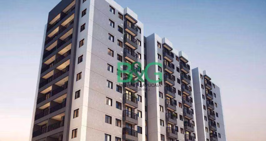 Apartamento com 2 dormitórios à venda, 37 m² por R$ 337.210,47 - Jaguaré - São Paulo/SP
