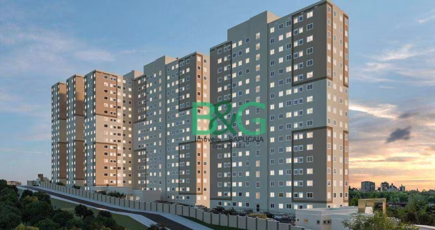 Apartamento com 2 dormitórios à venda, 39 m² por R$ 257.390,00 - Santa Maria - Osasco/SP