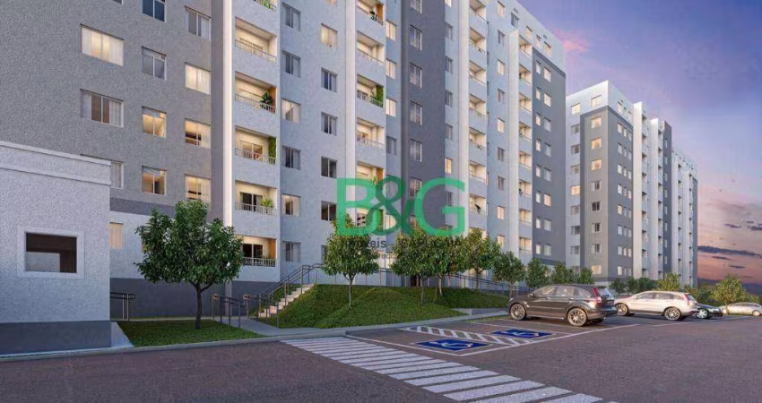 Apartamento com 2 dormitórios à venda, 46 m² por R$ 261.350,00 - Sacomã - São Paulo/SP