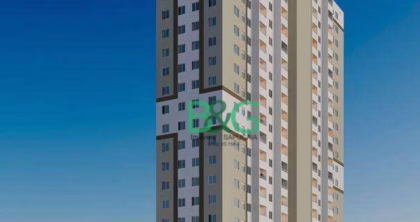 Apartamento com 2 dormitórios à venda, 34 m² por R$ 293.030,00 - Várzea da Barra Funda - São Paulo/SP