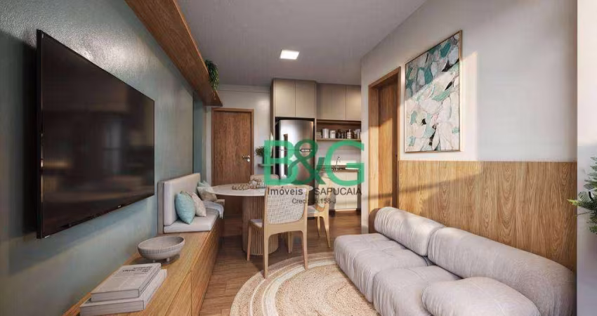 Apartamento com 2 dormitórios à venda, 35 m² por R$ 246.500,00 - Fazenda da Juta - São Paulo/SP