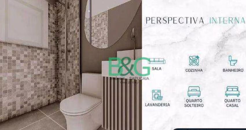 Apartamento com 2 dormitórios à venda, 38 m² por R$ 278.900,00 - Vila Nhocune - São Paulo/SP