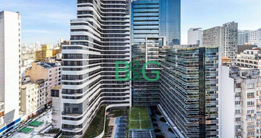 Apartamento com 1 dormitório à venda, 95 m² por R$ 1.471.110,65 - República - São Paulo/SP