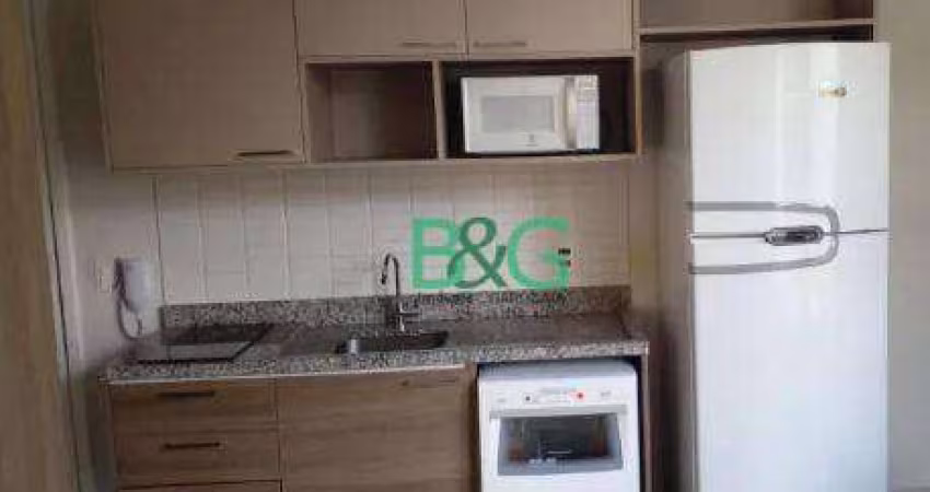 Studio com 1 dormitório para alugar, 41 m² por R$ 2.818/mês - Centro - São Paulo/SP