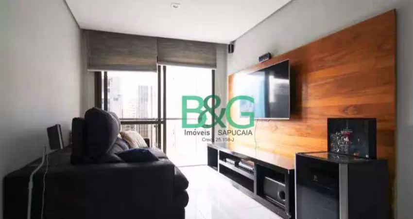 Apartamento com 1 dormitório à venda, 45 m² por r$ 849.000,00 - itaim bibi - são paulo/sp