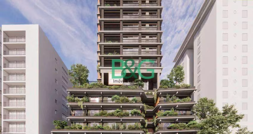 Studio com 1 dormitório à venda, 45 m² por r$ 1.085.910,21 - alto de pinheiros - são paulo/sp