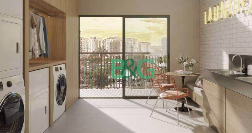 Studio com 1 dormitório à venda, 21 m² por R$ 319.075,10 - Brooklin - São Paulo/SP