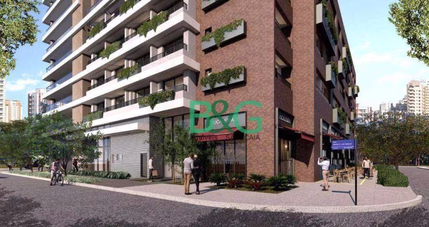 Studio com 1 dormitório à venda, 24 m² por R$ 343.894,32 - Brooklin - São Paulo/SP