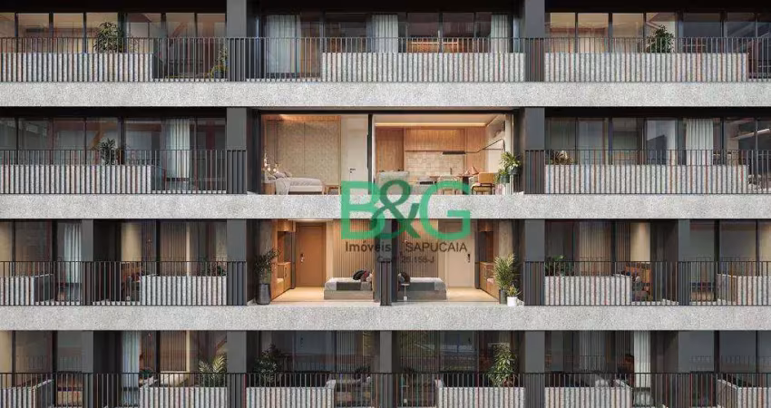 Studio com 1 dormitório à venda, 25 m² por r$ 625.297,50 - consolação - são paulo/sp