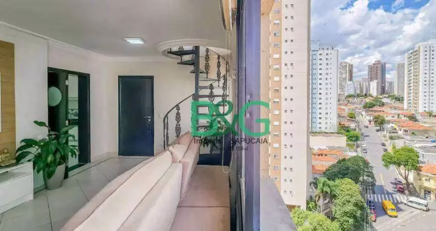 Cobertura com 3 dormitórios à venda, 185 m² por r$ 1.292.000 - vila gumercindo - são paulo/sp