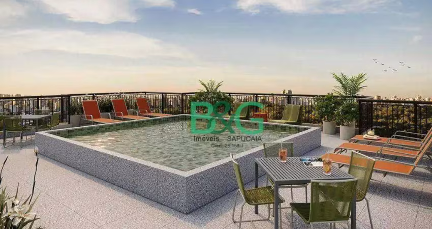 Apartamento com 2 dormitórios à venda, 41 m² por r$ 409.500,00 - tatuapé - são paulo/sp