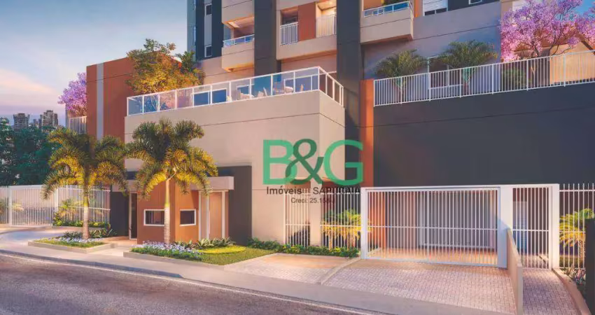 Apartamento com 2 dormitórios à venda, 72 m² por r$ 887.040,00 - vila assunção - santo andré/sp