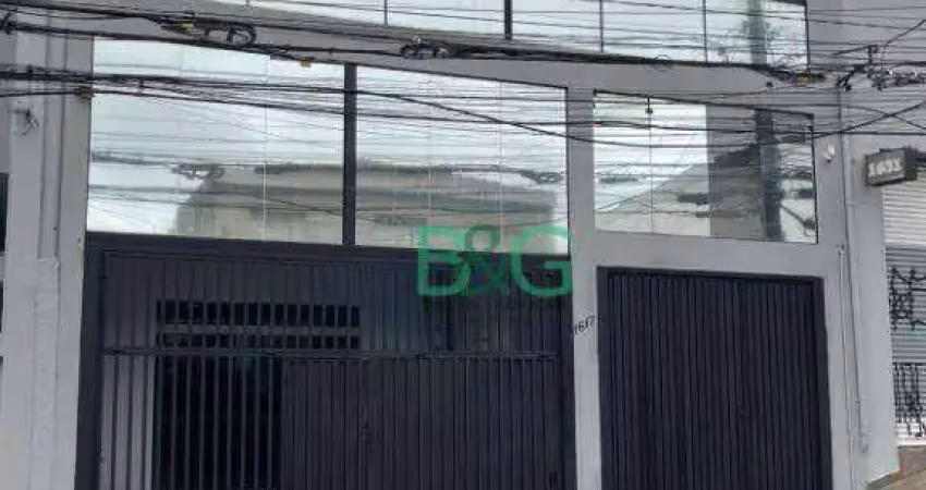 Galpão para alugar, 256 m² por r$ 18.500,00/mês - jardim santo alberto - santo andré/sp