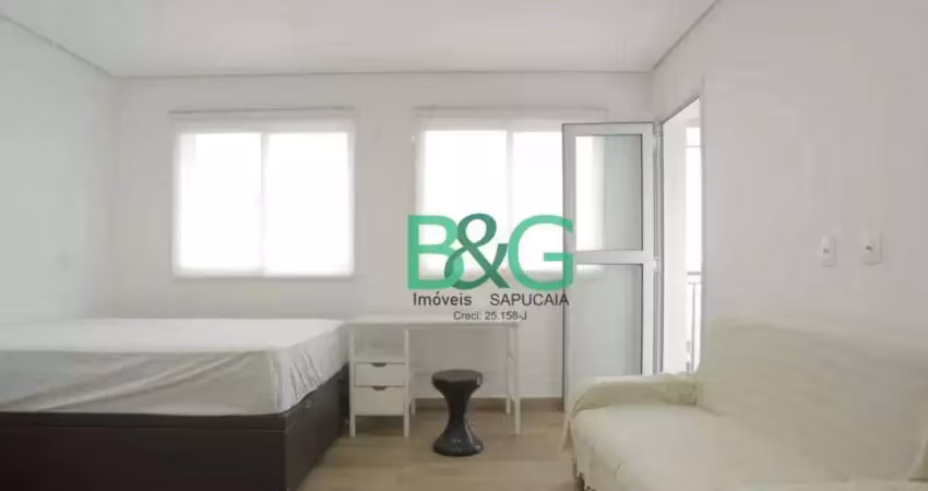 Apartamento com 1 dormitório à venda, 29 m² por r$ 334.000 - centro histórico de são paulo - são paulo/sp