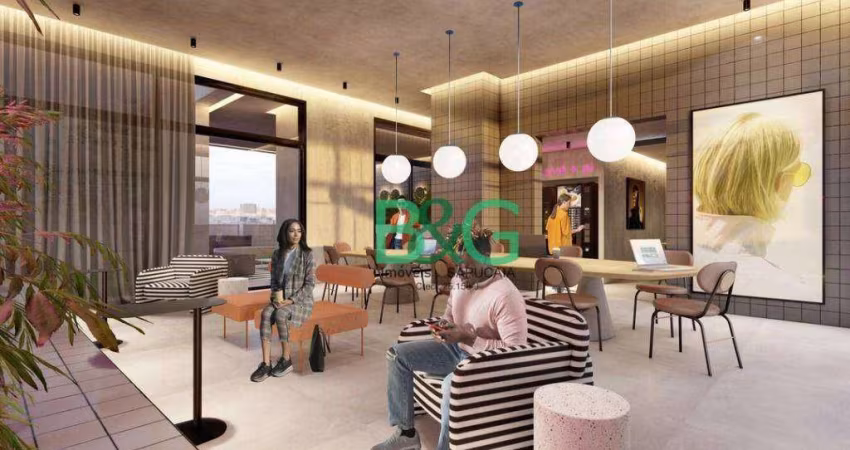 Apartamento com 1 dormitório à venda, 41 m² por R$ 473.938,04 - Santo Amaro - São Paulo/SP