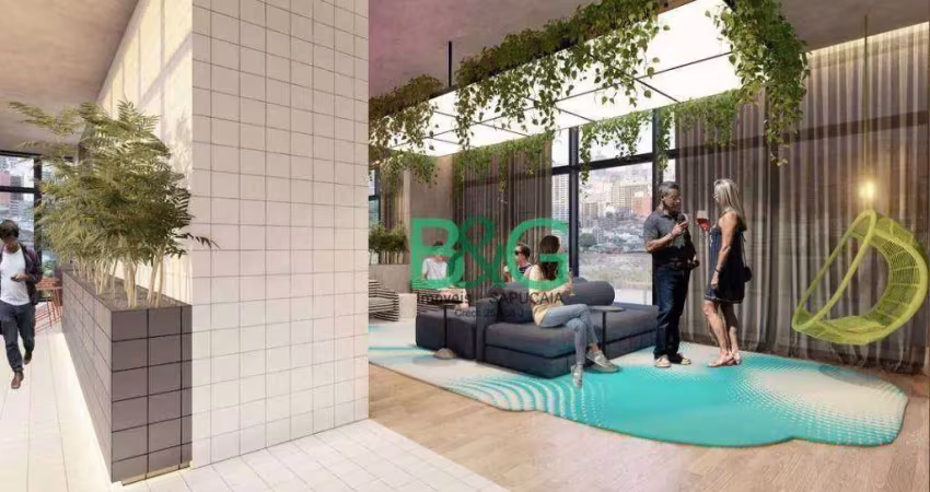 Studio com 1 dormitório à venda, 32 m² por r$ 455.501,64 - santo amaro - são paulo/sp