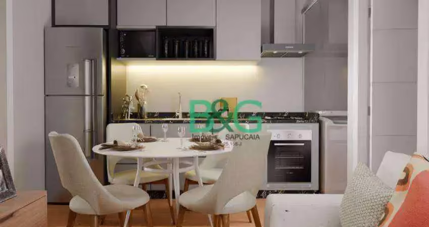Apartamento com 2 dormitórios à venda, 38 m² por r$ 279.060,35 - vila carrão - são paulo/sp