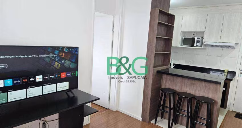 Apartamento com 1 dormitório para alugar, 35 m² por R$ 3.295,00/mês - Mooca - São Paulo/SP